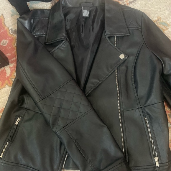 Faux Leather Jacket - Picture 2 of 3